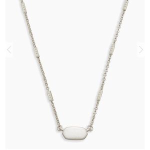 Fern Pendant Necklace in Silver